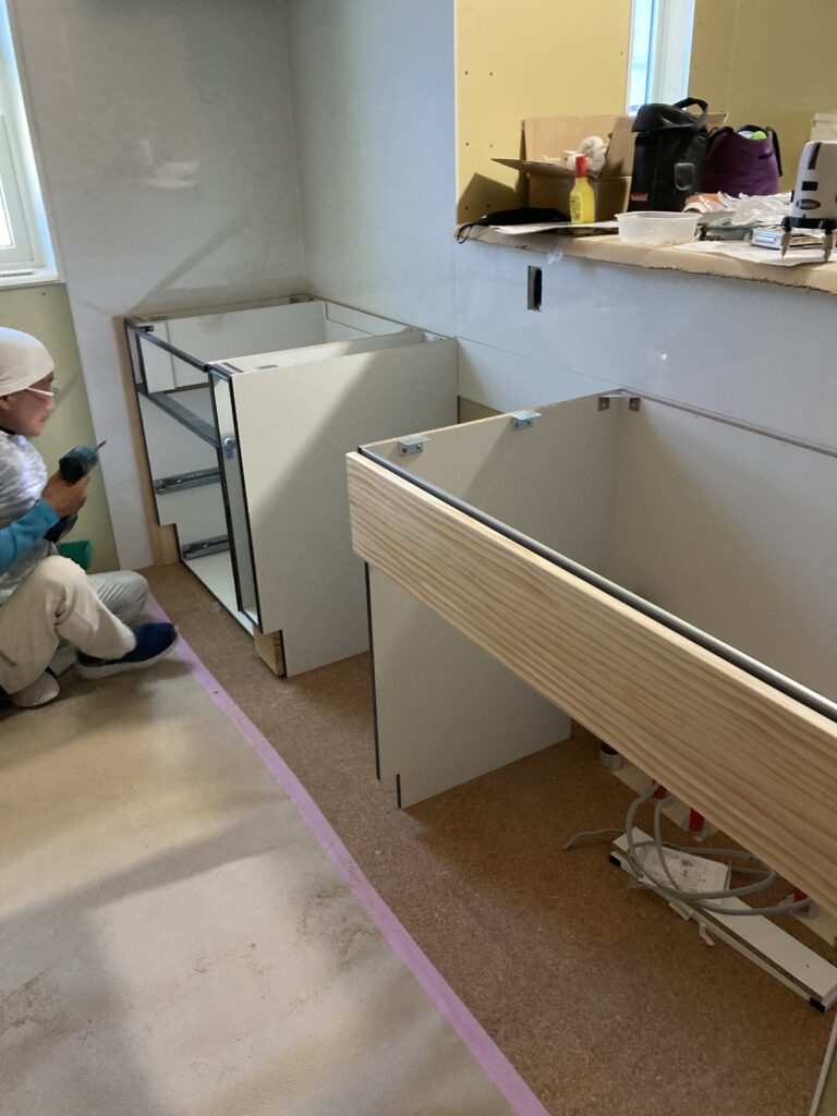 板橋区蓮根　Ｉ邸のキッチン施工