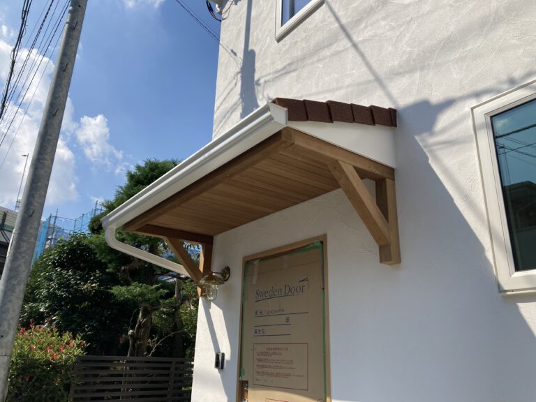 板橋区蓮根　Ｉ邸の玄関庇