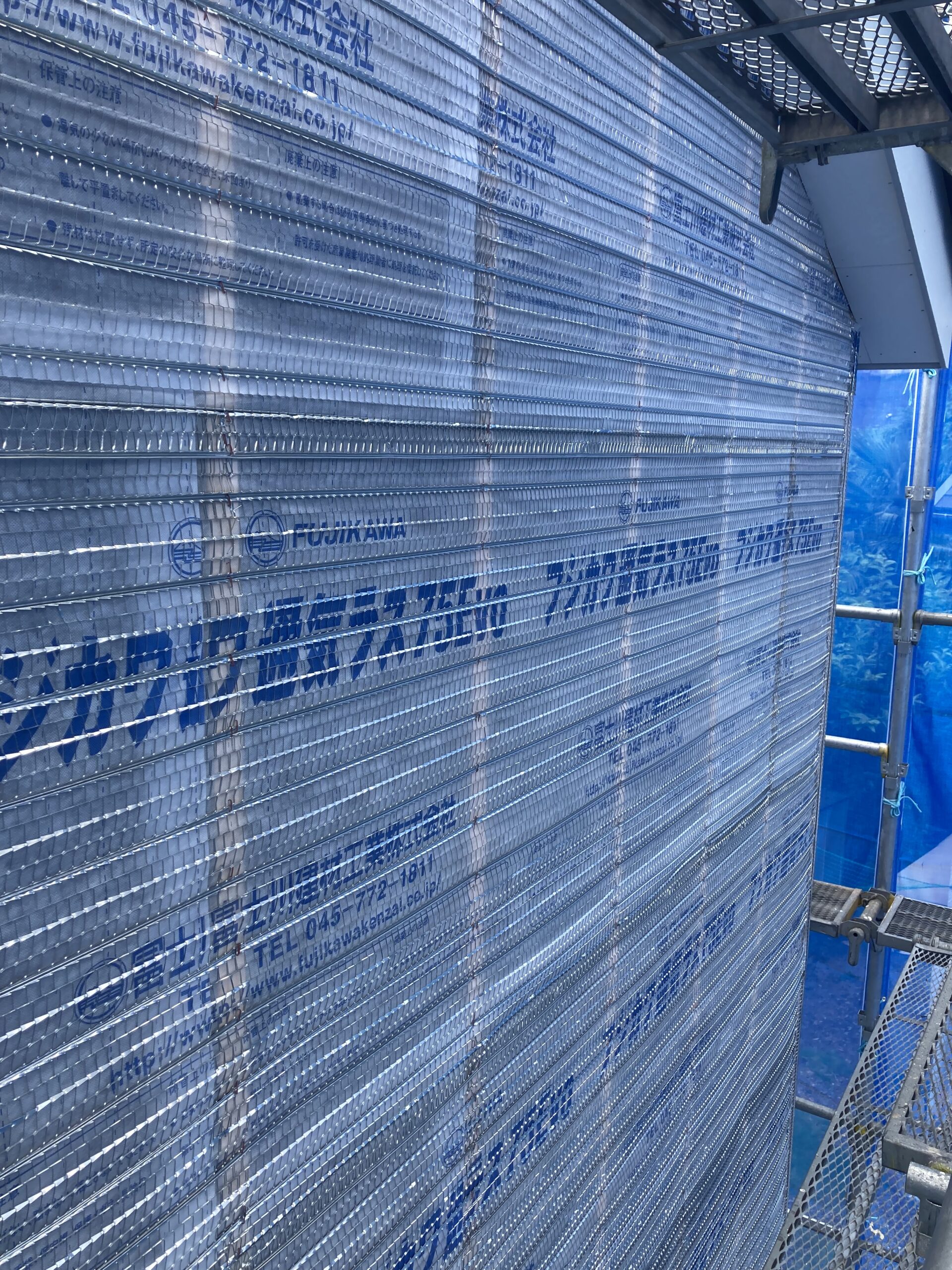 板橋区徳丸1丁目で外壁にラス網を張っています。 | 練馬・板橋で注文住宅ならアセットフォー