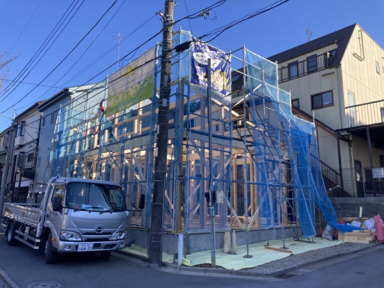 板橋区のFPの家　H邸で建て方が行われました。