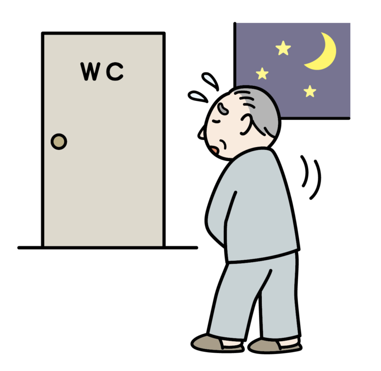 夜間頻尿に悩んでいる方は、暖房温度を18℃以上にして寝るようにしましょう！