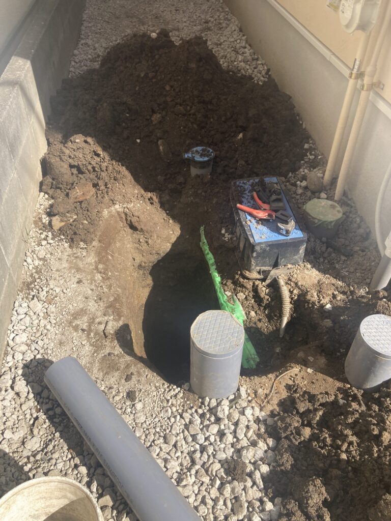 給水管＆排水管の切替を行いました。