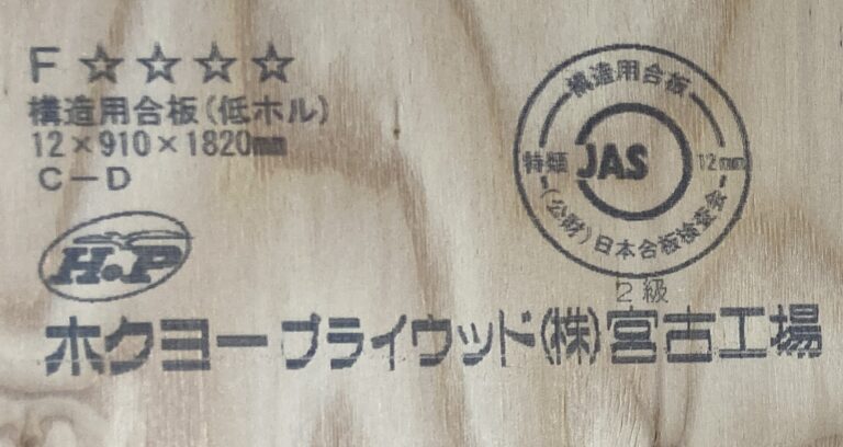 棚板たっぷりの部屋となるため、合板下地だらけになっています。