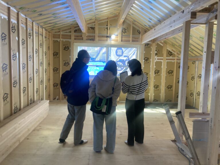 FPの家　F邸にて構造現場見学会を開催しました。