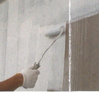 スイス漆喰、塗り終わっています。 | 練馬・板橋で注文住宅なら